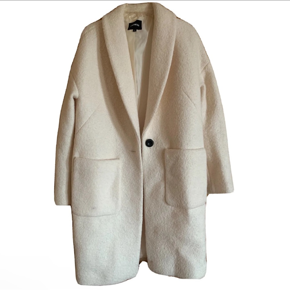 Express Oversized Peacoat